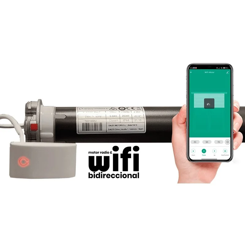 Motor Persiana Wifi Conexión Directa con App SmartLife JE50-50R4WIFI