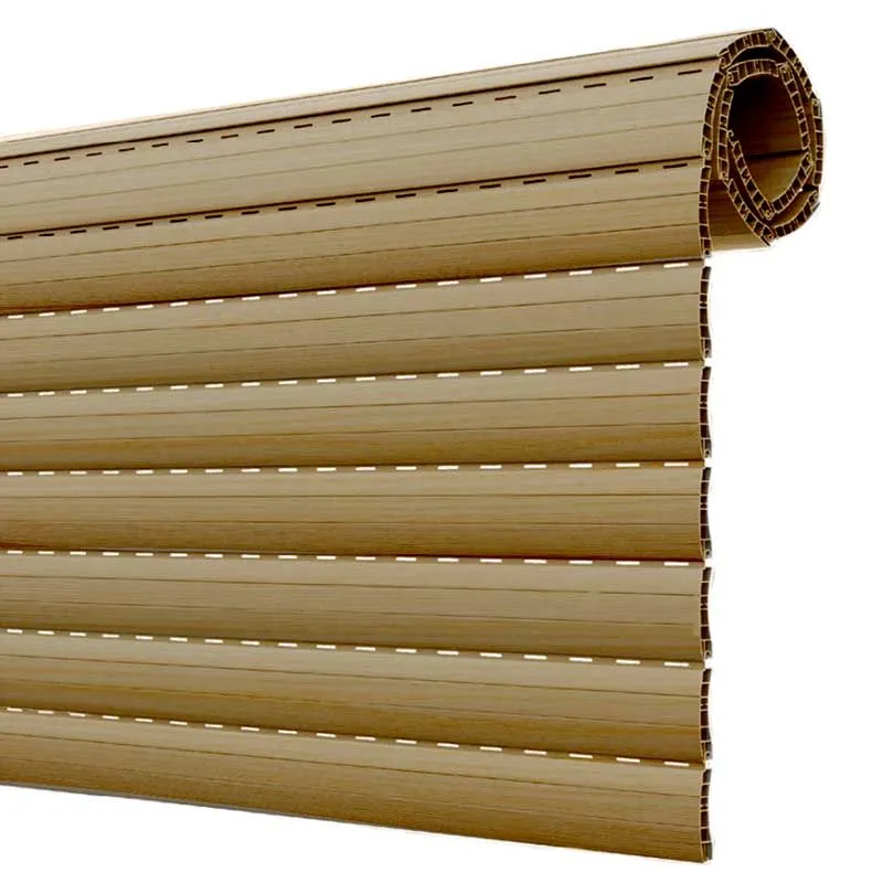 Persiana Enrollable PVC Exterior a Medida Lama Curva 50mm