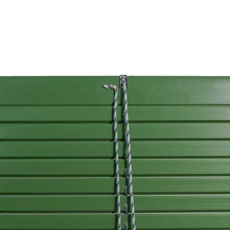 Persiana Alicantina Plástico Verde 6009 60 x 115 cm