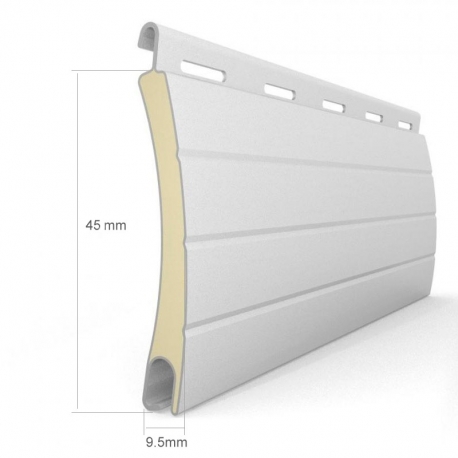 Persiana Enrollable Aluminio Térmica C45 Curva