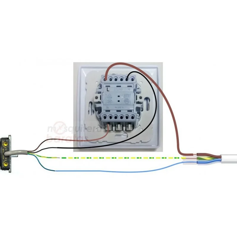 Motor tubular para persiana + Interruptor Wifi - Eje 40 mm