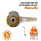 MOTOR MECÁNICO PERSIANA MOTOR APERTURA MANUAL EMERGENCIA Ø45 (40N.m/73Kg)