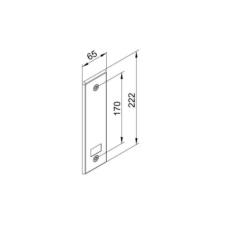 Kit recogedor persiana y placa embellecedora de aluminio - Ferretería Málaga