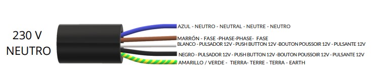 cableado motor persiana mando eurotronic