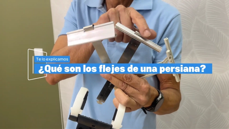 ¿Qué son los flejes de una persiana? Te lo explicamos