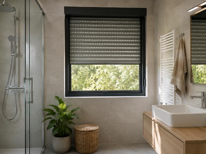 Cuándo elegir persianas de aluminio térmico en un baño
