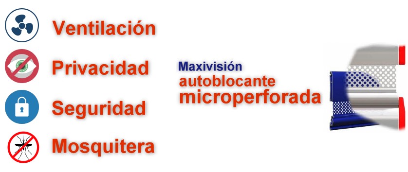 Persiana de Seguridad Microperforada