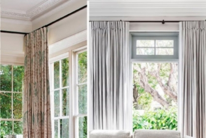 ¿Como colocar cortinas con caja de persiana?